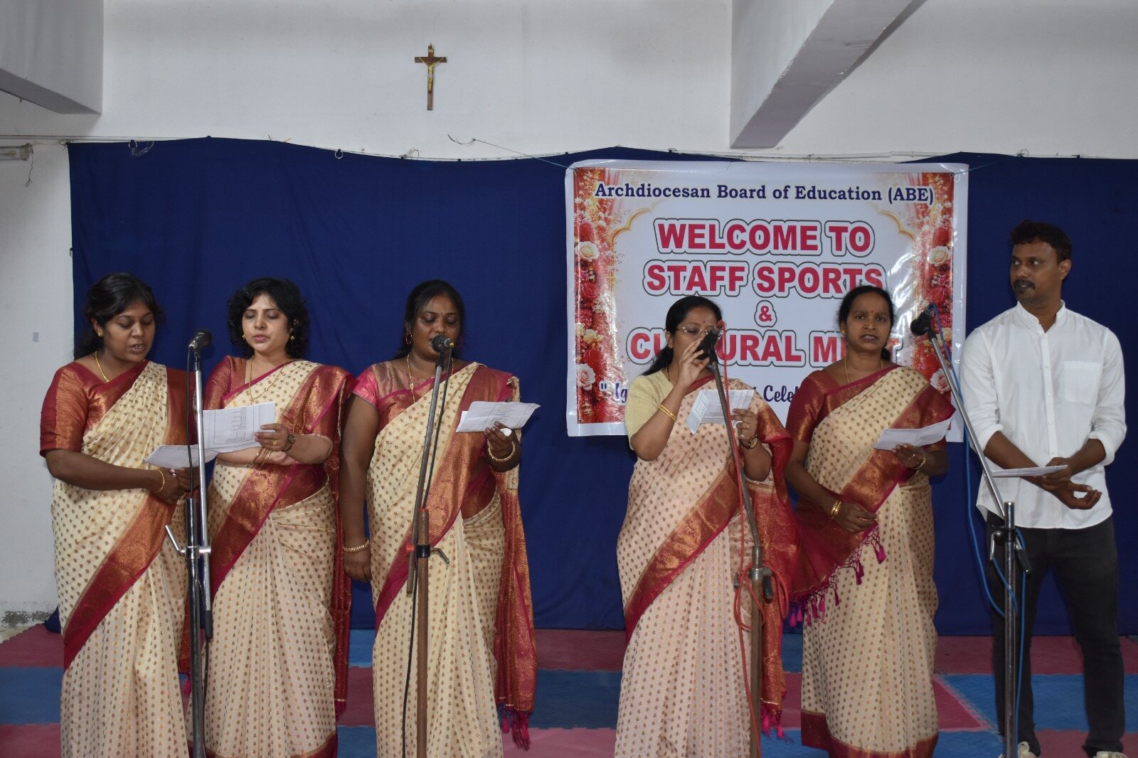 Group singing performance