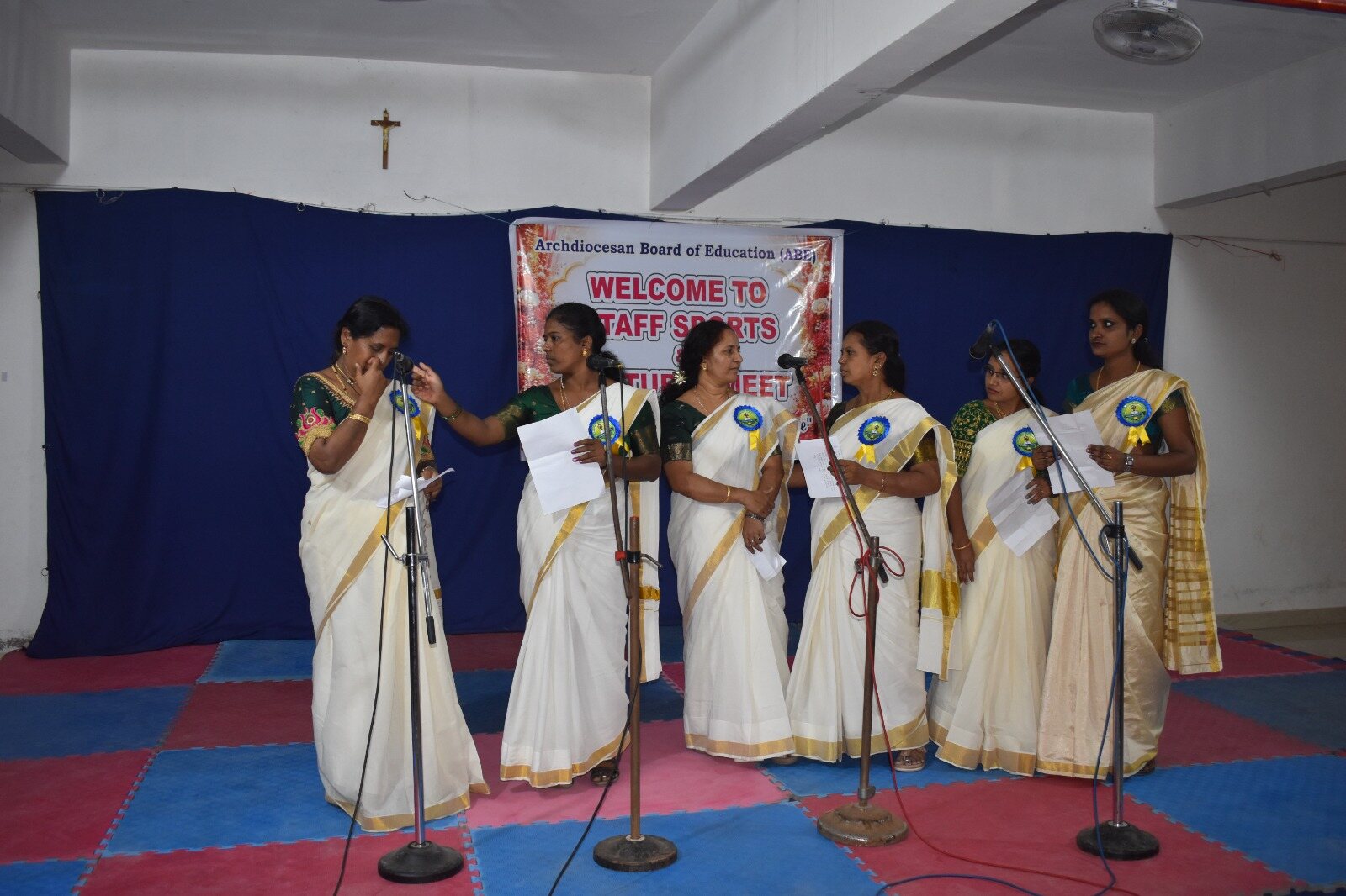 Staff singing competition