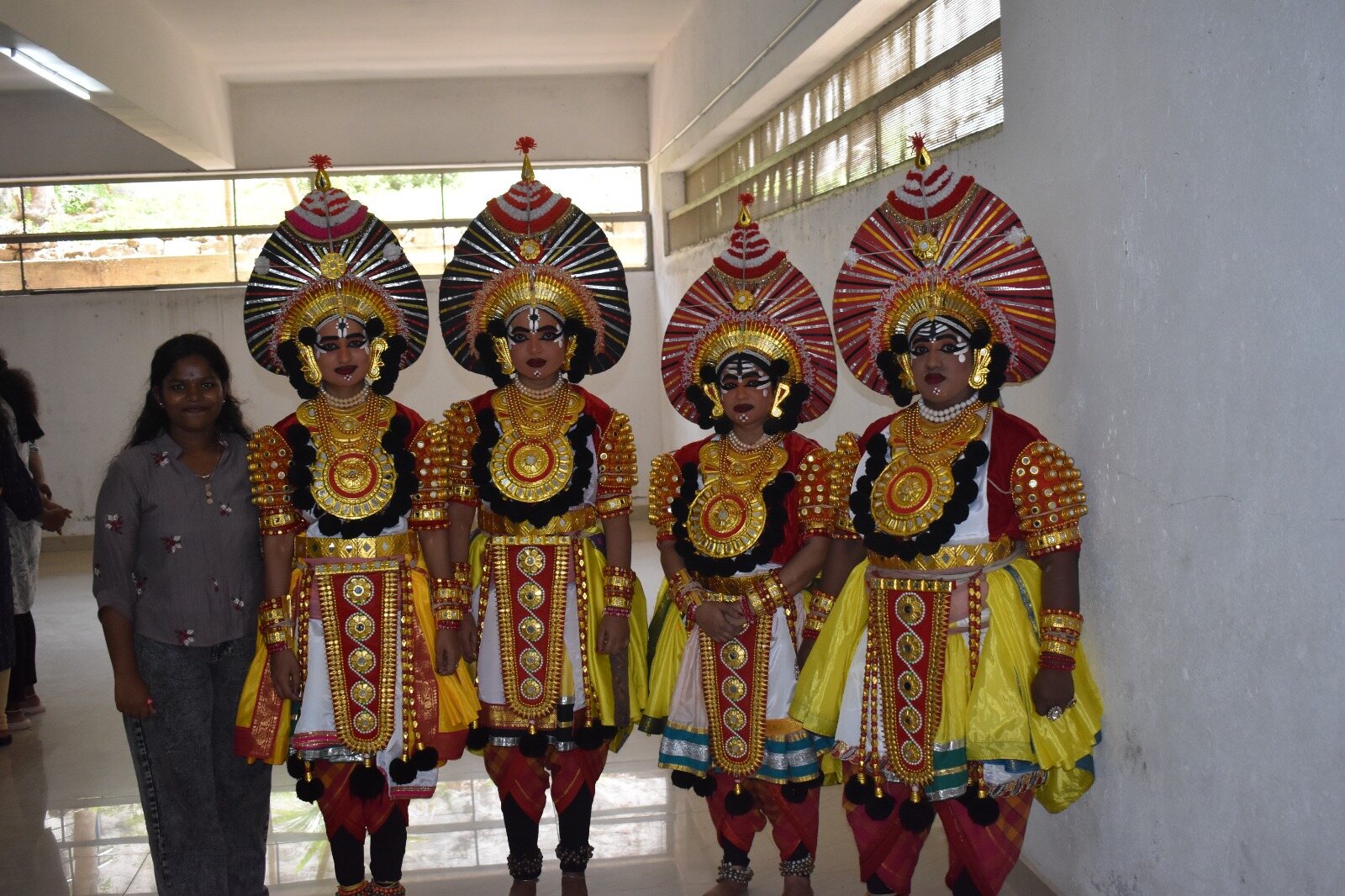 Traditional-costume performers