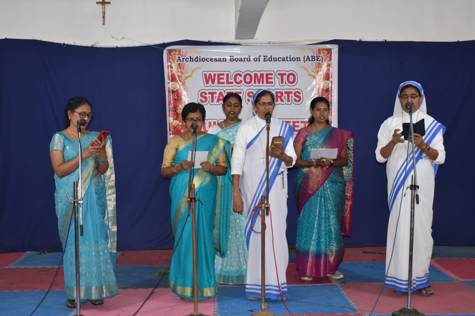 Singing competition performance