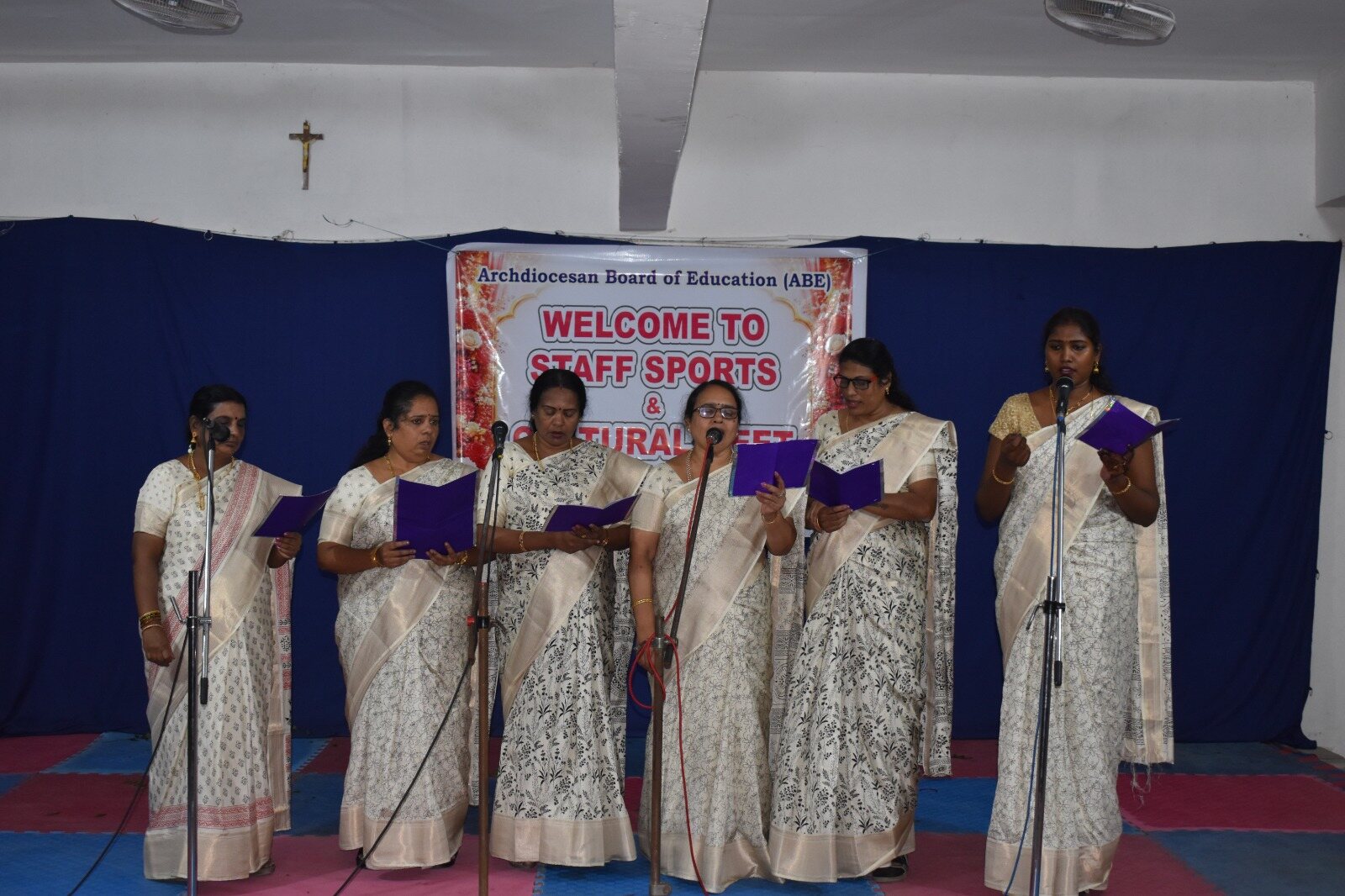 Group singing presentation