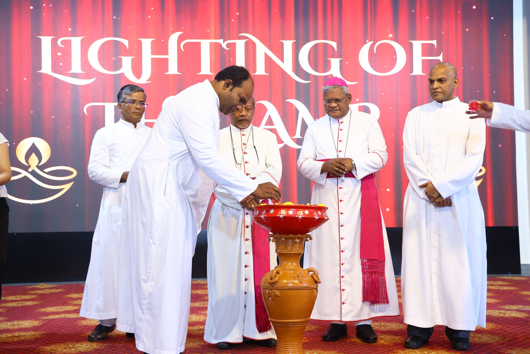 Lamp-lighting ceremony