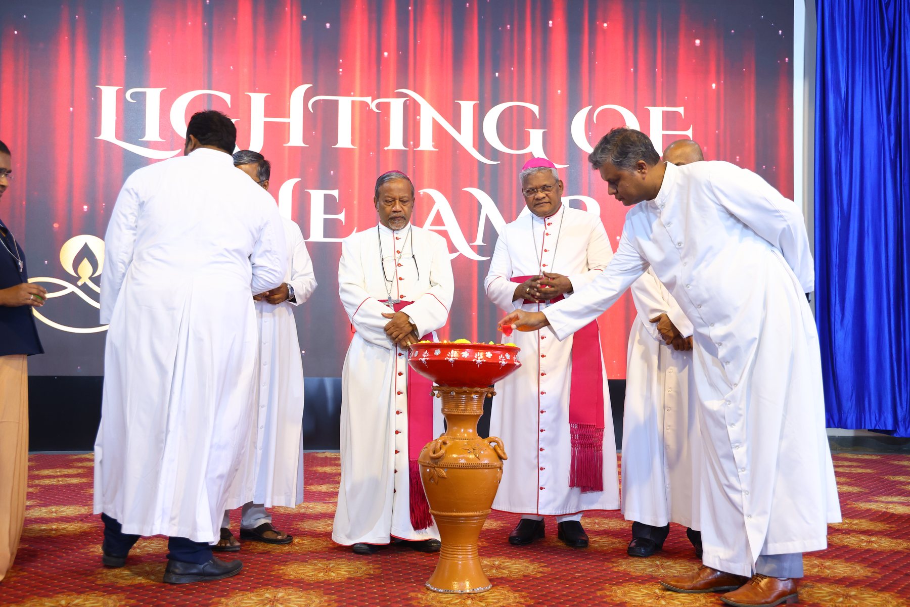 Inaugural ceremony in progress