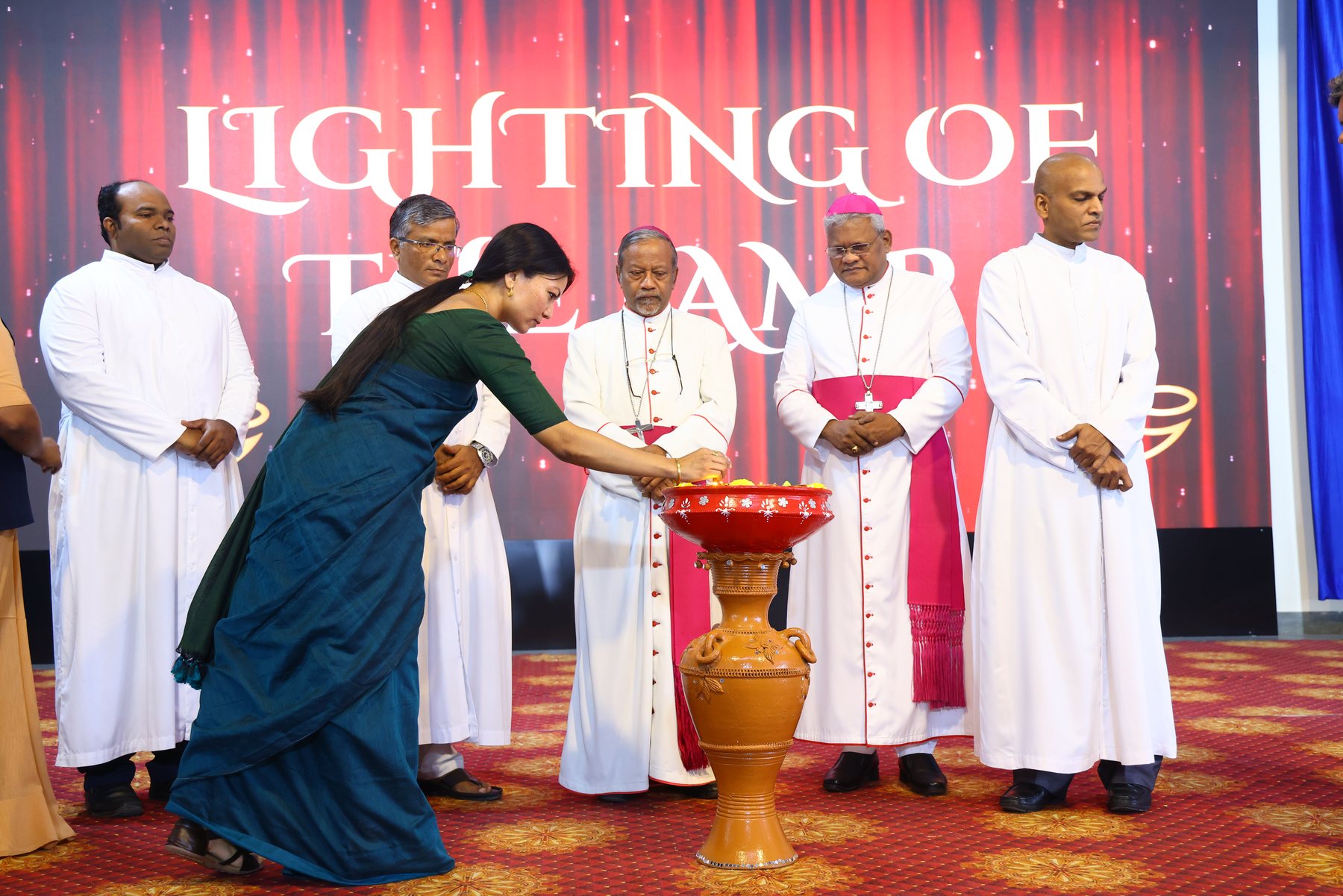 A moment from the inauguration